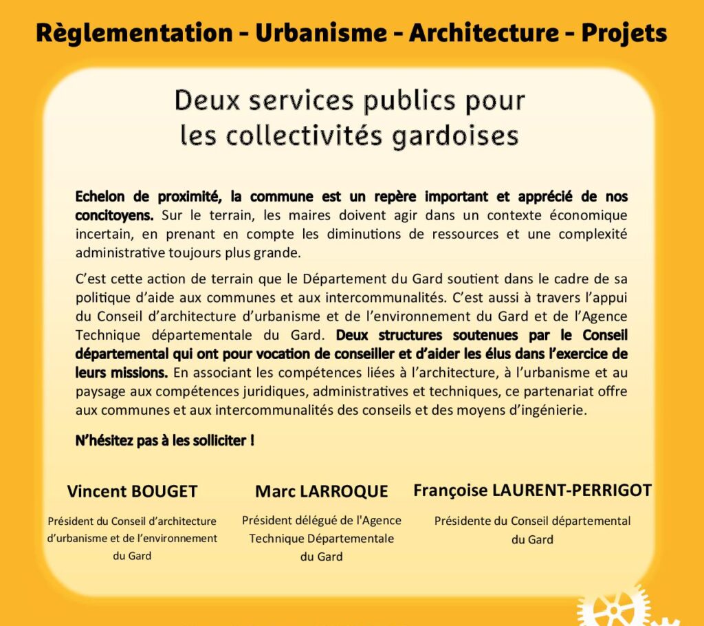 Fonctionnement ATD & CAUE